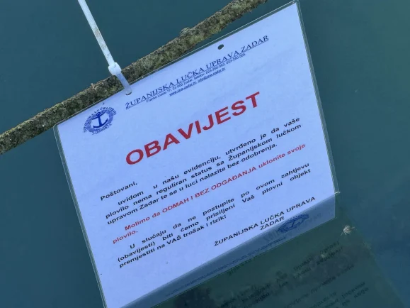 obavijest na plovilima jazine2