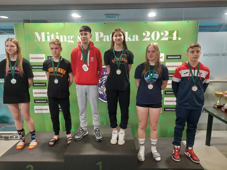 dodjela medalja 50m leđno, kat. A (m, ž)