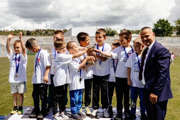 Pobjednička malonogometna ekipa Bubamare