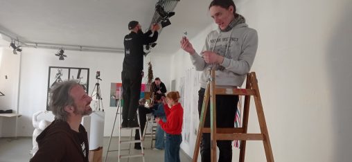 Postavljanje izložbe, 2024.