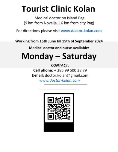 kolan turistička ambulanta ljeto 2024 5