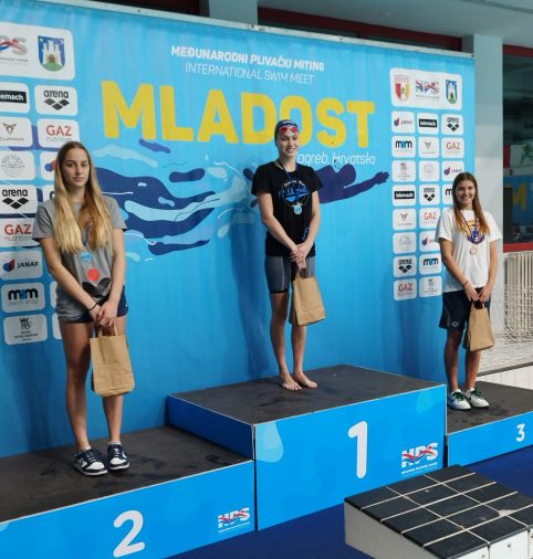 srebrna juniorka Rita Herceg na 200m prsno