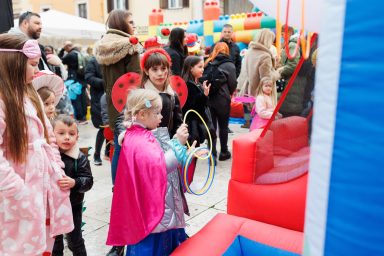02 Karnevalski dječji program Zadar 1.3.2025, Foto Bojan Bogdanić