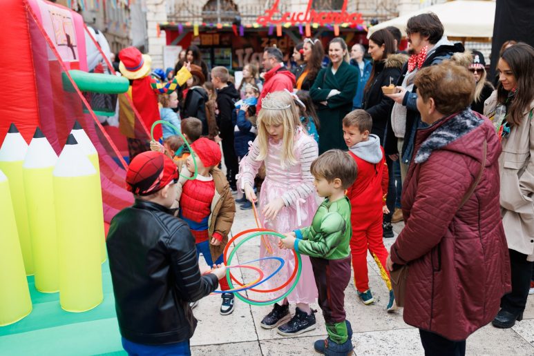 21 Karnevalski dječji program Zadar 1.3.2025, Foto Bojan Bogdanić