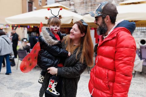 35 Karnevalski dječji program Zadar 1.3.2025, Foto Bojan Bogdanić