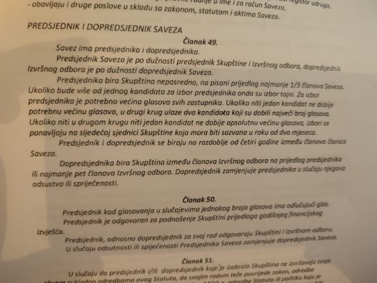 statut nszž članak 49 statuta