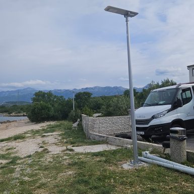 obrovac rasvjeta solarne lampe obala 5