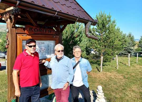 Nikola Marinović, Tomislav Bilosnić i Mijo Bijuklić u Koritima