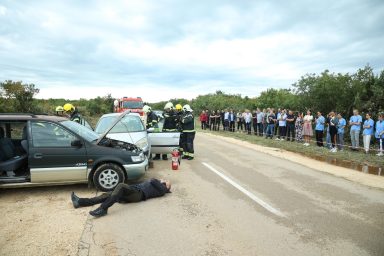 zadarska županija hitna služba prometna mesreća vježba 10