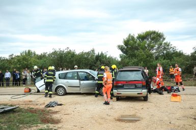 zadarska županija hitna služba prometna mesreća vježba 11