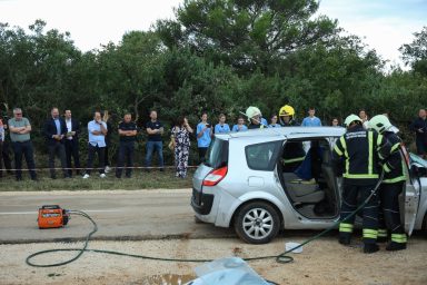 zadarska županija hitna služba prometna mesreća vježba 13