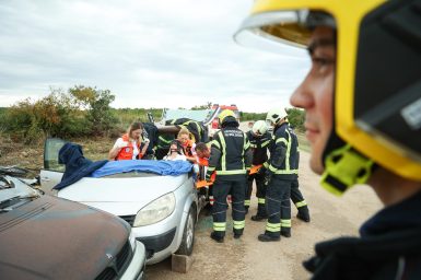 zadarska županija hitna služba prometna mesreća vježba 234