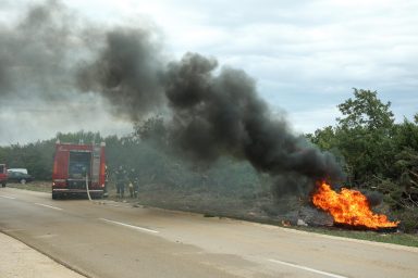 zadarska županija hitna služba prometna mesreća vježba 8