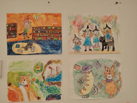 KNJIŽNICA UČENICI IZLOŽBA 4