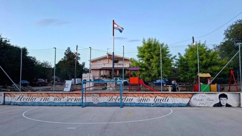 Mural posvećen pok.Božidaru Bašiću